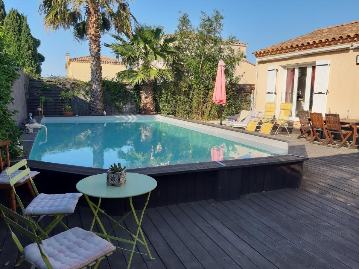 Chambres Calmes Dans Villa Perols Pret Parc Expo Arena 1Km Aeroport 3Km Gare Tgv 4Km Plages 5Km Carnon Palavas Eksteriør bilde